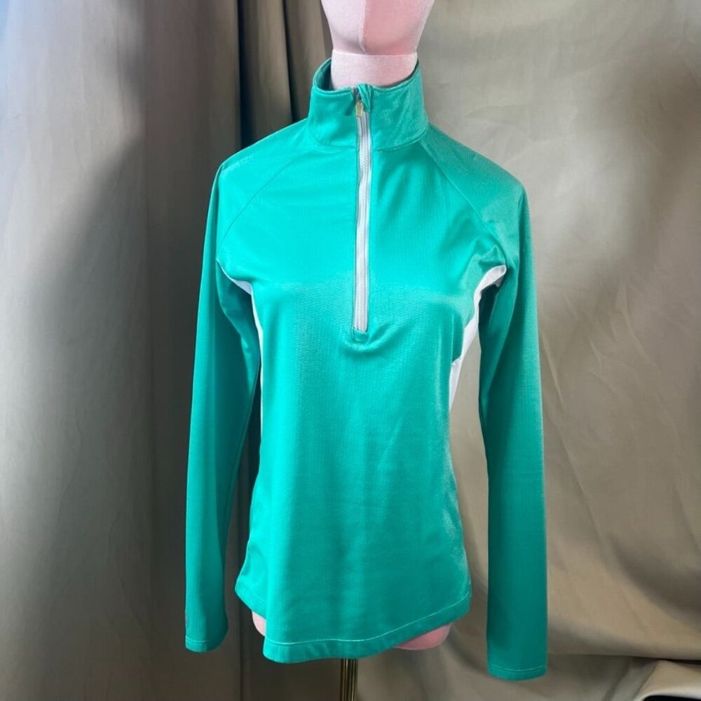 Under Armour  ColdBlack Looseheat  Mint Green  half zip  Pullover  Size S